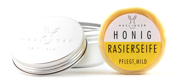 HASLINGER - Honig Shaving Soap in Metal Container Australia