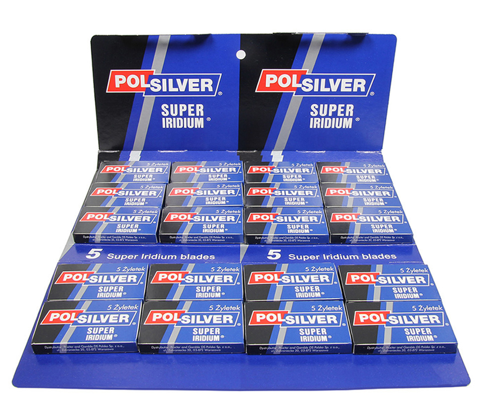 safety-razor-blades-australia-polsilver-super-iridium-double-edge