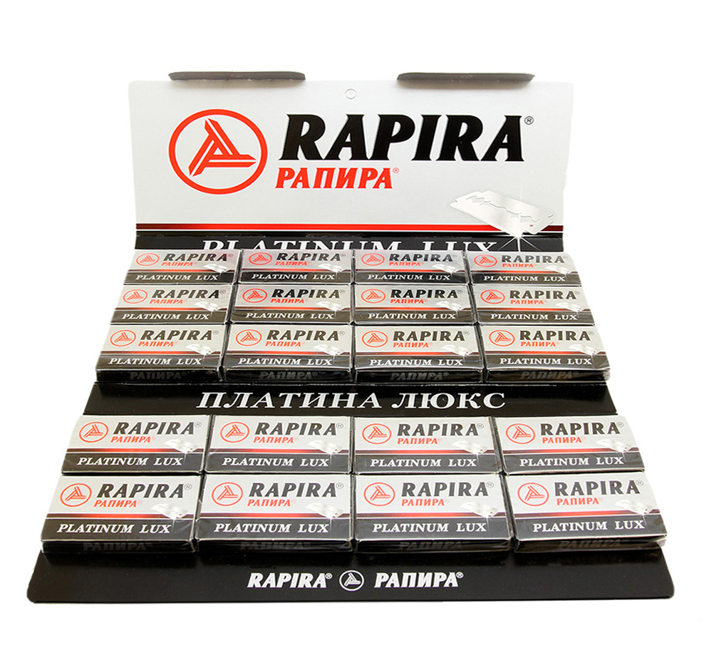 DOUBLE EDGE RAZOR BLADES AUSTRALIA - RAPIRA PLATINUM LUX - BLADES AU