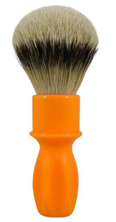 RAZOROCK 400 BUTTERSCOTCH - ( HMW ) HIGH MOUNTAIN WHITE SILVERTIP BADGER - SHAVING BRUSH - 24mm AUSTRALIA