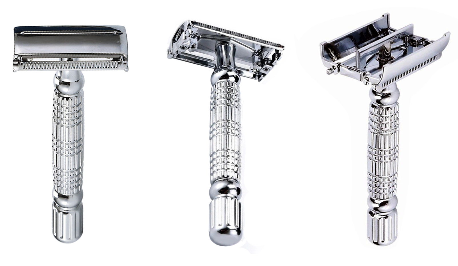 twist to open safety razor