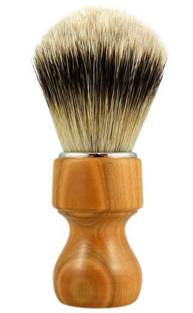 RAZOROCK SILVERTIP BADGER WITH CHERRY WOOD HANDLE SHAVING BRUSHES - 27.5mm AUSTRALIA