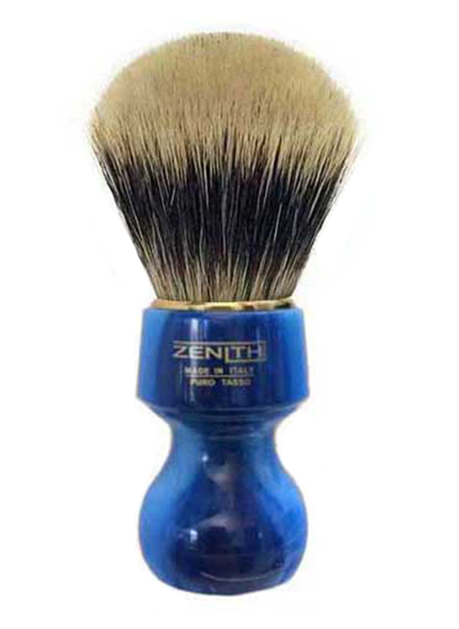 ZENITH BLUE COBALT BADGER HAIR SHAVING BRUSH - 26mm AUSTRALIA