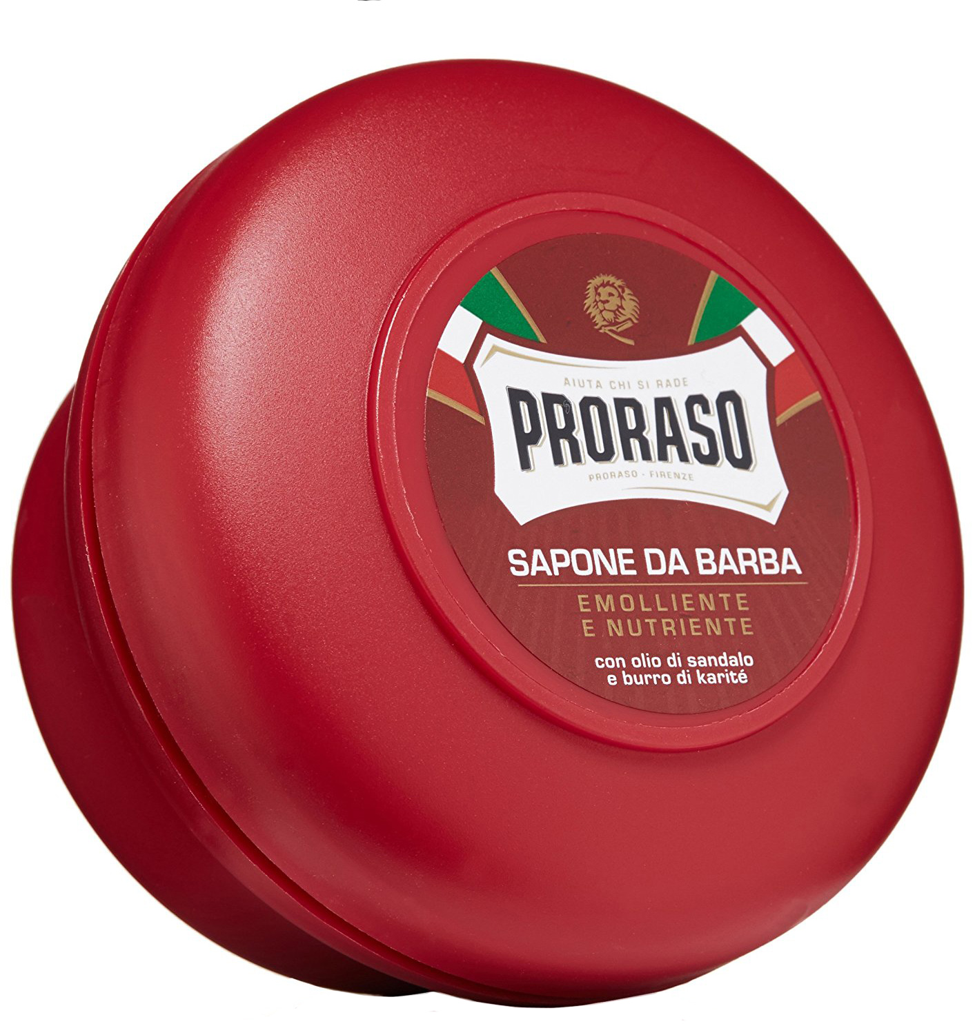 PRORASO Red Shaving Soap For Tough Beards With Sandalwood And Shae Butter Australia