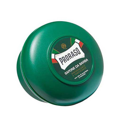 Proraso Sapone Da Barba In Ciotola |Green Shaving Soap In The Bowl with  Eucalyptus & Menthol, 150ml