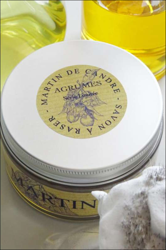 MARTIN DE CANDRE CITRUS ( AGRUMES ) - NATURAL HANDMADE SHAVING SOAP - 200G AUSTRALIA